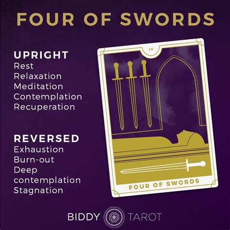 劍四正|寶劍四 (Four of Swords)